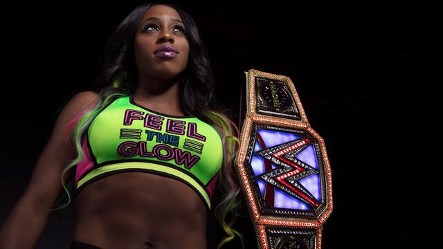 Naomi's glowing SmackDown Women's Championship