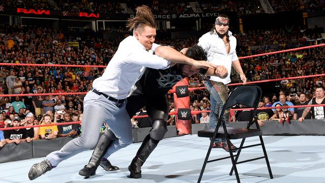 Ambrose & Rollins & Miz & Bo & Axel