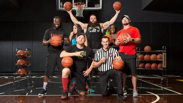 WWE Game Night basketball