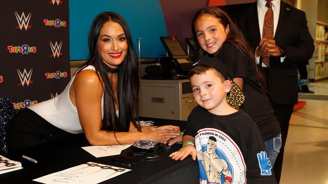 Nikki Bella autograph signing at Toys "R" Us in Brooklyn, N.Y. photos