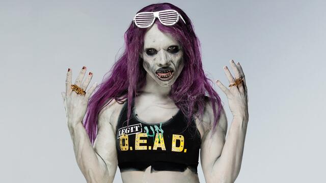 Sasha Banks as a WWE Zombie