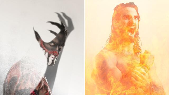 WWE double exposures: photos