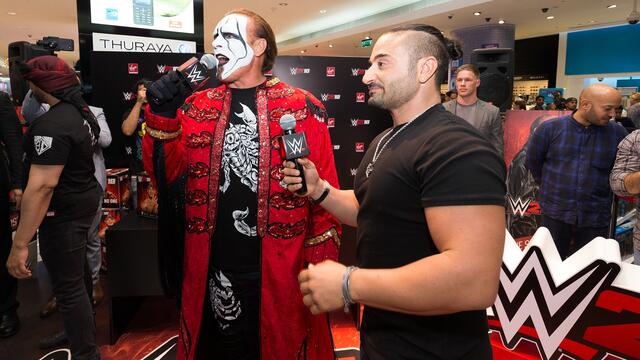 Sting appears at WWE 2K18 launch event in Middle East: photos