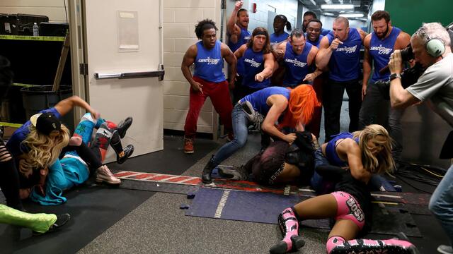 Raw vs. SmackDown brawl