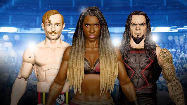 Mattel action figures at Ringside Fest 2017