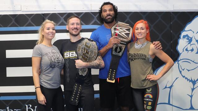 Jinder Mahal, Becky Lynch train with John Kavanagh in Dublin: photos