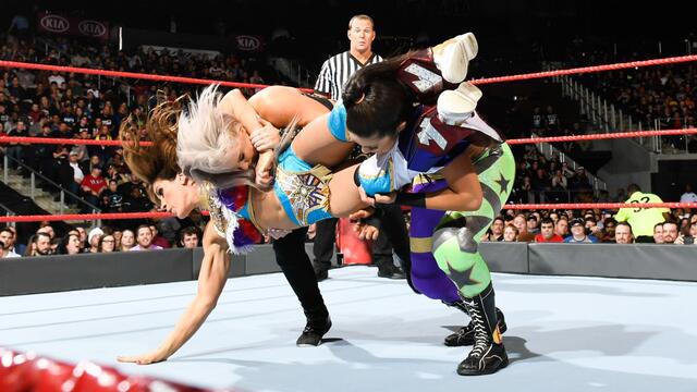 Bayley vs. Mickie vs. Dana