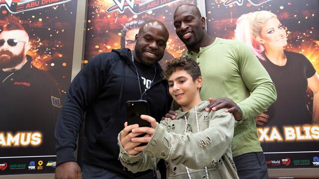 Titus O'Neil, Apollo Crews attend VIP hospitality reception in Abu Dhabi: photos