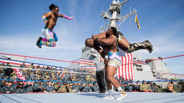 Usos & New Day vs. Gable & Benjamin & Rusev & English