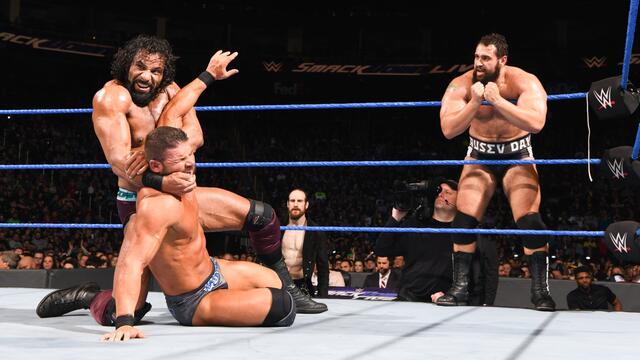 Orton & Roode vs. Mahal & Rusev