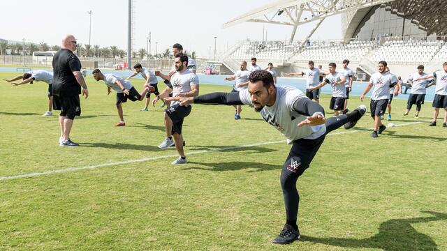 WWE tryout in Saudi Arabia