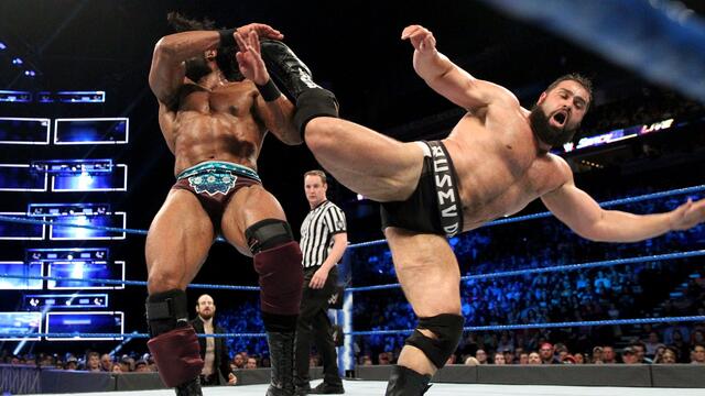 Rusev vs. Mahal