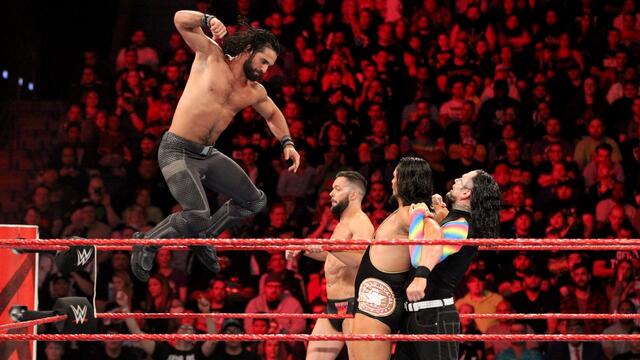 Seth & Finn & Jeff vs. Miz & Miztourage