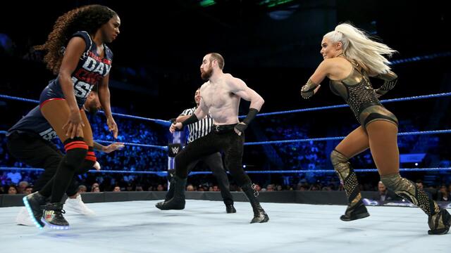 Naomi & Jimmy vs. Lana & English