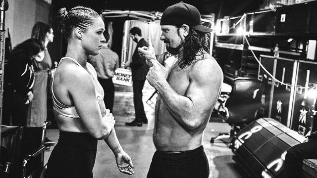 Behind-the-scenes photos from Money in the Bank WWE