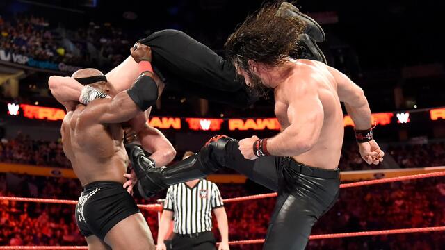 Rollins vs. Lashley vs. Elias