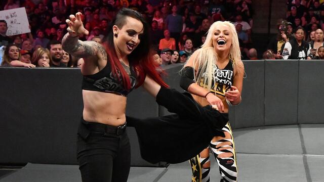 Sasha & Bayley vs. Riott Squad