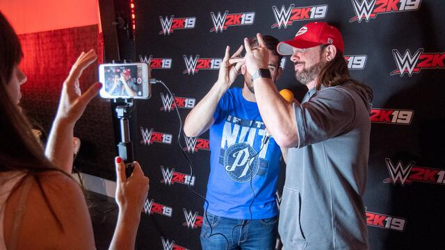 WWE 2K19 Performance Center press event photos