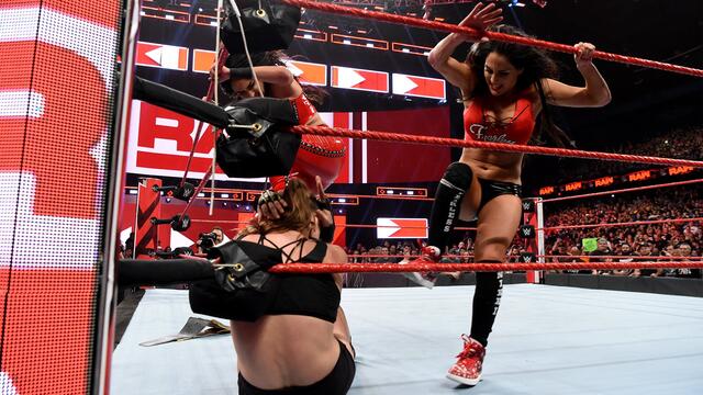 Rousey & Bellas vs. Riott Squad