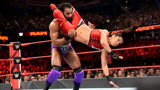 Balor & Bayley vs. Mahal & Fox
