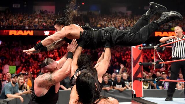 Shield vs. Strowman & McIntyre & Ziggler