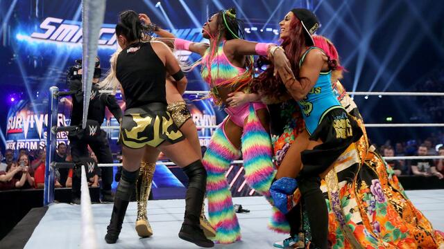 Paige & Carmella & Naomi & Sonya & Asuka & Mandy