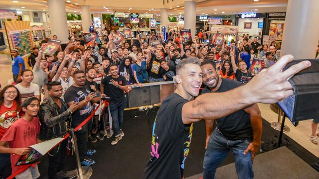 Xavier Woods visits Kuala Lumpur, Malaysia, December 2018: photos