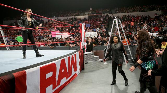 Rousey & Moon & Jax & Tamina & Alexa