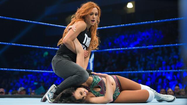 Becky vs. Royce and Asuka vs. Kay