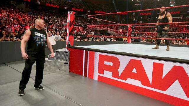 Strowman & Lesnar & Heyman