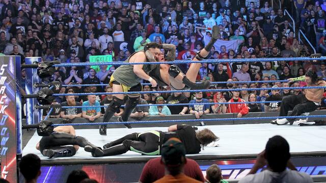 Triple H & Bryan & Rowan & Styles & Orton & Hardy & Ali & Joe