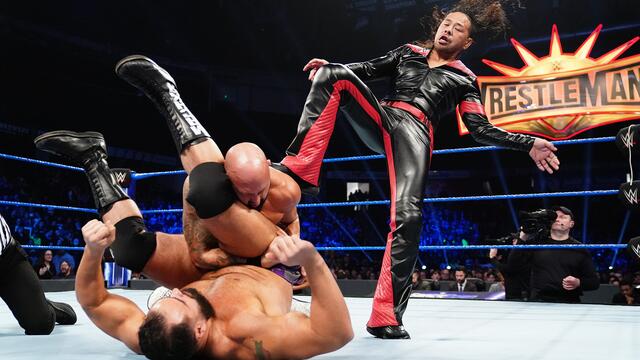 Gallows & Anderson vs. Rusev & Nakamura