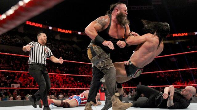 Angle & Strowman vs. Corbin & McIntyre