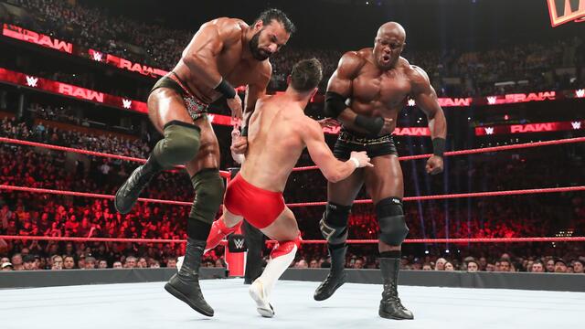 Balor vs. Jinder & Lashley