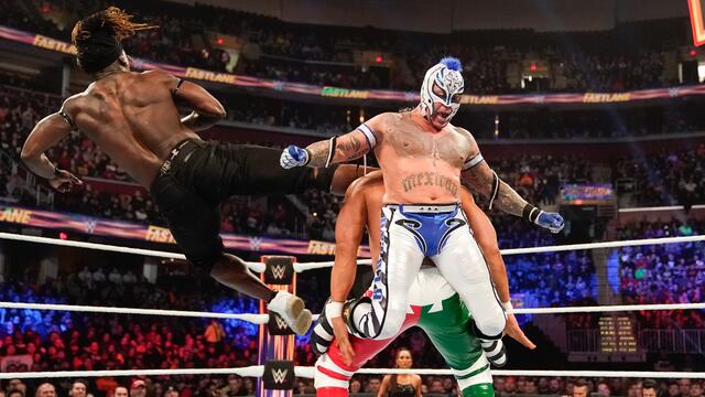 Joe vs. Mysterio vs. Truth vs. Andrade
