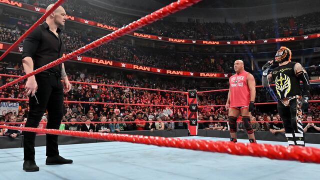 Angle & Mysterio & Corbin