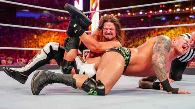 WWE Photo AJ Styles Randy Orton WrestleMania