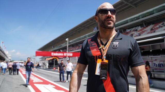 Cesaro at Spanish Grand Prix