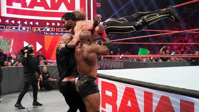 Styles & Rollins vs. Corbin & Lashley