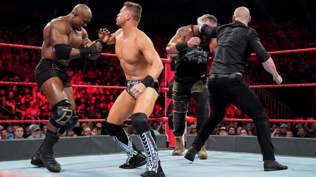 Strowman vs. Miz vs. Corbin vs. Lashley