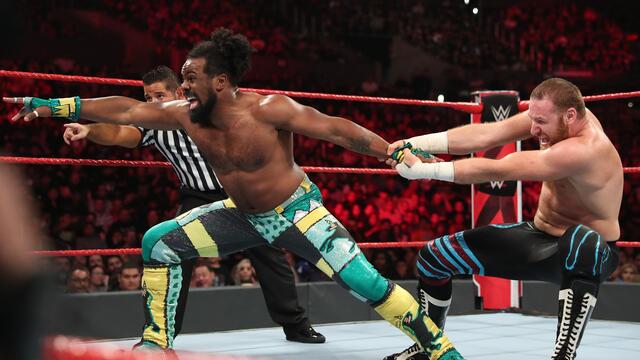 New Day vs. Corbin & Owens & Zayn