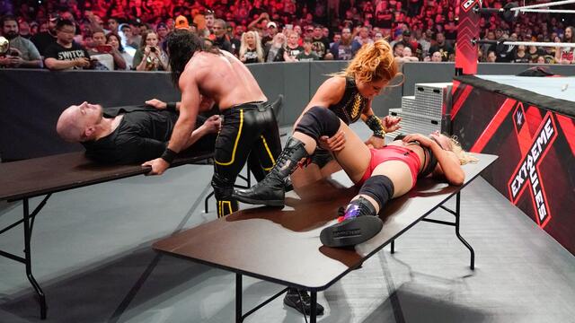 Seth & Becky vs. Corbin & Lacey
