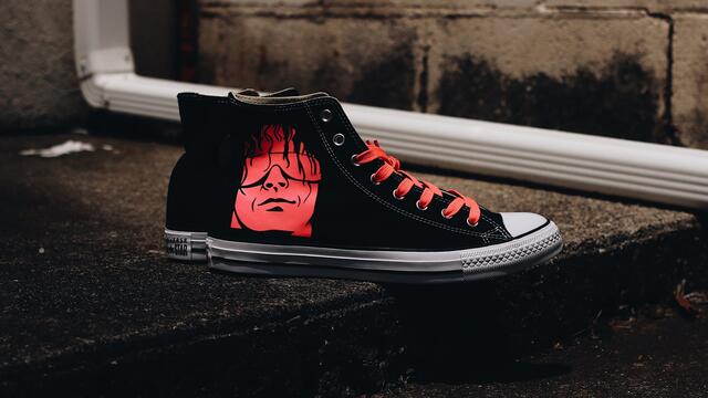 Kofi Kingston and Becky Lynch WWE Converse sneakers