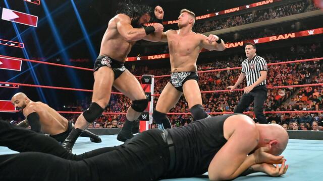 Ricochet & Miz vs. Drew & Corbin