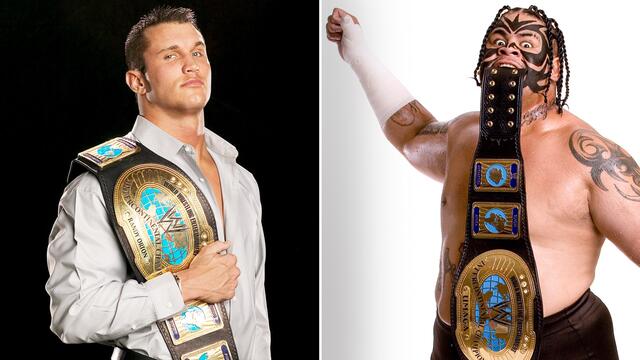 Rare Intercontinental Championship studio photos