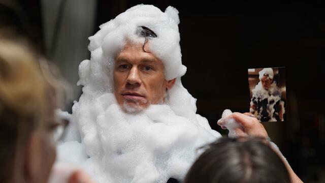 Behind the scenes of John Cena's new movie "Playing with Fire": photos