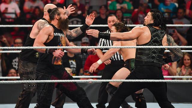 Reigns & Bryan vs. Rowan & Harper