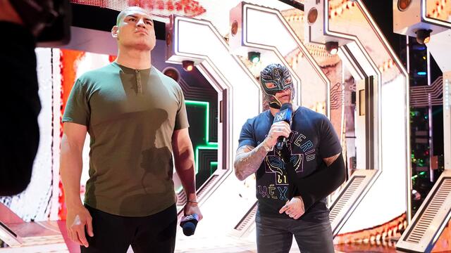 Mysterio & Velasquez & Lesnar & Heyman