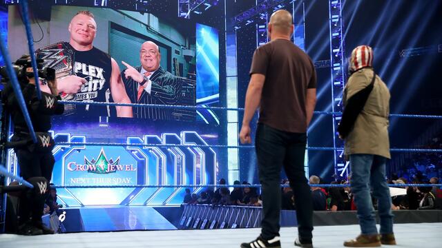 Velasquez & Mysterio & Lesnar & Heyman