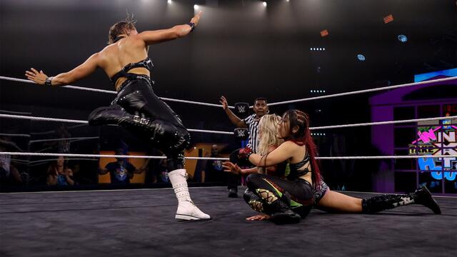 Flair vs. Ripley vs. Shirai